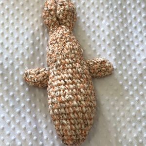 Whale crocheted amigurumi hand made stuffie. New